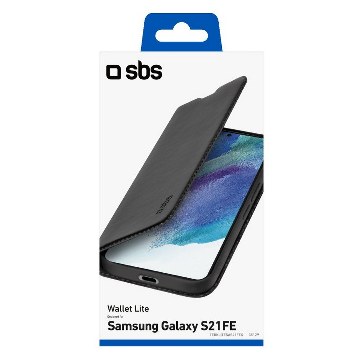 SBS Flipcover Book Wallet Lite Case Galaxy S21 FE (TEBKLITESAS21FEK)