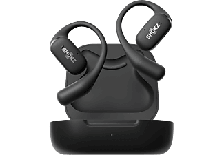 SHOKZ OpenFit TWS sport Bluetooth fülhallgató mikrofonnal, fekete  (T910-ST-BK)