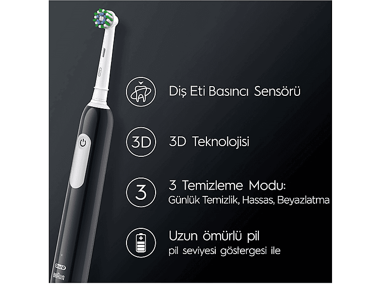 ORAL B Pro 1 Series 1 Elektrikli Diş Fırçası, 1 Diş Fırçası Başlığı_1