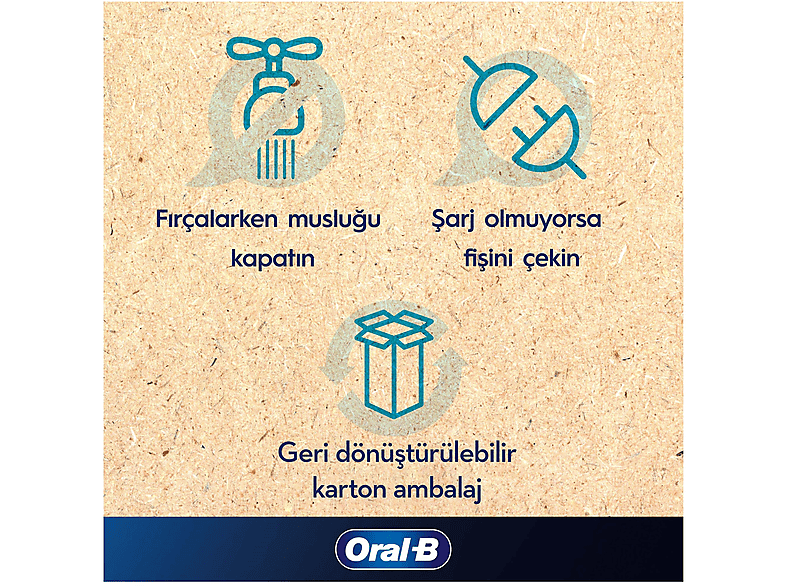 ORAL B Pro 1 Series 1 Elektrikli Diş Fırçası, 1 Diş Fırçası Başlığı_3