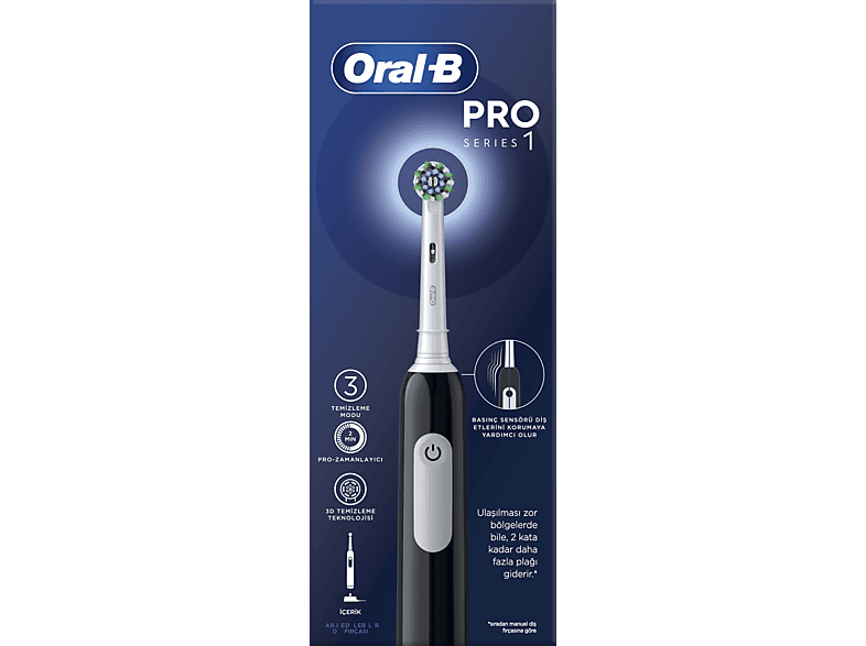 ORAL B Pro 1 Series 1 Elektrikli Diş Fırçası, 1 Diş Fırçası Başlığı_5