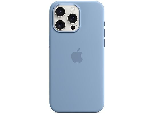Silikonowe etui z MagSafe APPLE do iPhone 15 Pro Max Zimowy błękit MT1Y3ZM/A