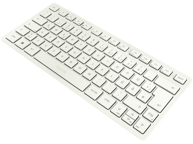 CHERRY KW 7100 Mini BT kabellose Tastatur, Bluetooth, Weiß — Foto 5 von 5