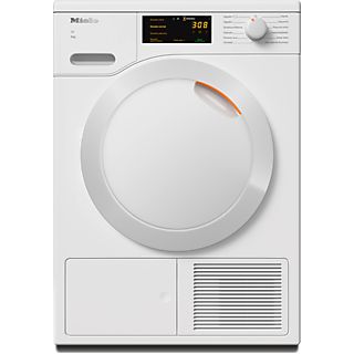 Secadora bomba de calor - Miele TCC220WP Active, 8 kg, 11 programas, EcoDry, FragranceDos, Blanco