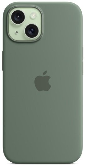 Silikonowe etui z MagSafe APPLE do iPhone 15 Cyprysowy MT0X3ZM/A