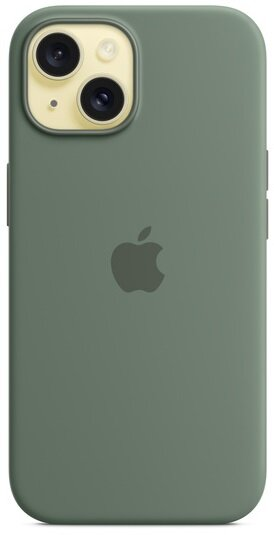Silikonowe etui z MagSafe APPLE do iPhone 15 Cyprysowy MT0X3ZM/A