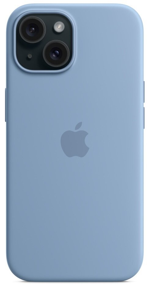 Silikonowe etui z MagSafe APPLE do iPhone 15 Zimowy błękit MT0Y3ZM/A
