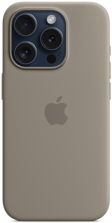Silikonowe etui z MagSafe APPLE do iPhone 15 Pro Popielaty brąz MT1E3ZM/A