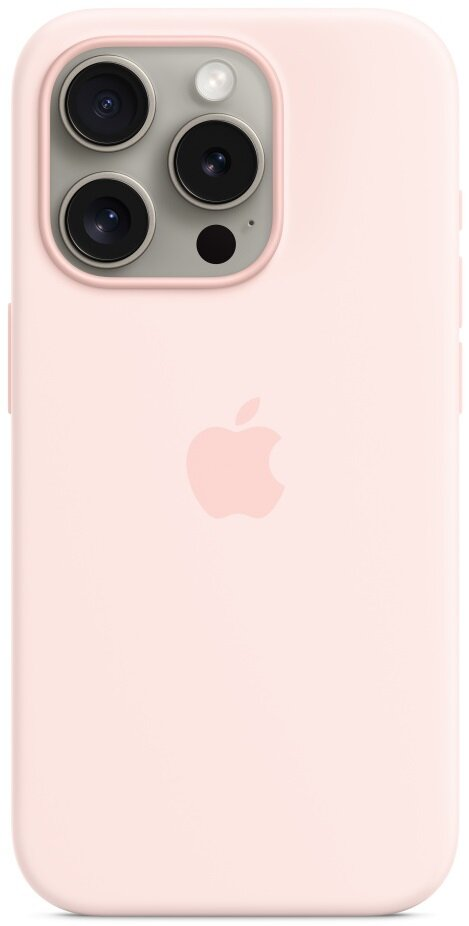 Silikonowe etui z MagSafe APPLE do iPhone 15 Pro Jasnoróżowy MT1F3ZM/A