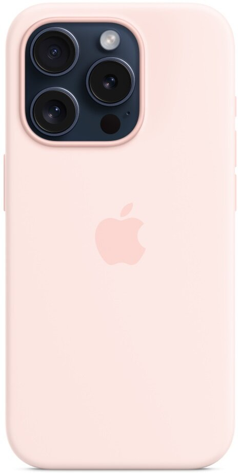 Silikonowe etui z MagSafe APPLE do iPhone 15 Pro Jasnoróżowy MT1F3ZM/A