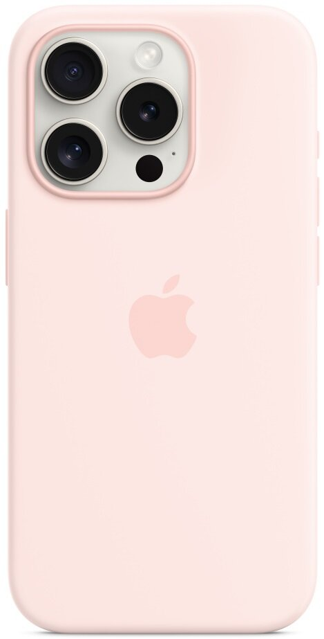 Silikonowe etui z MagSafe APPLE do iPhone 15 Pro Jasnoróżowy MT1F3ZM/A