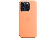 Silikonowe etui z MagSafe APPLE do iPhone 15 Pro Pomarańczowy sorbet MT1H3ZM/A