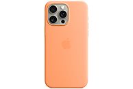 Silikonowe etui z MagSafe APPLE do iPhone 15 Pro Max Pomarańczowy sorbet MT1W3ZM/A
