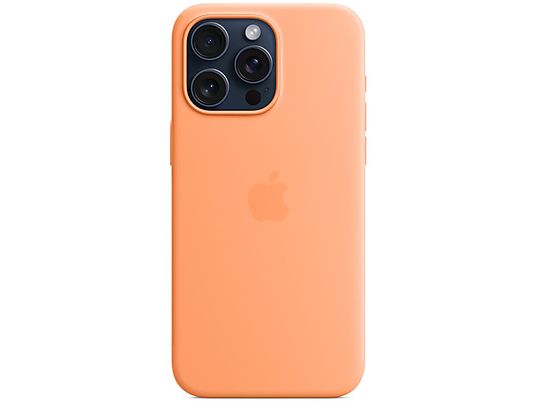 Silikonowe etui z MagSafe APPLE do iPhone 15 Pro Max Pomarańczowy sorbet MT1W3ZM/A