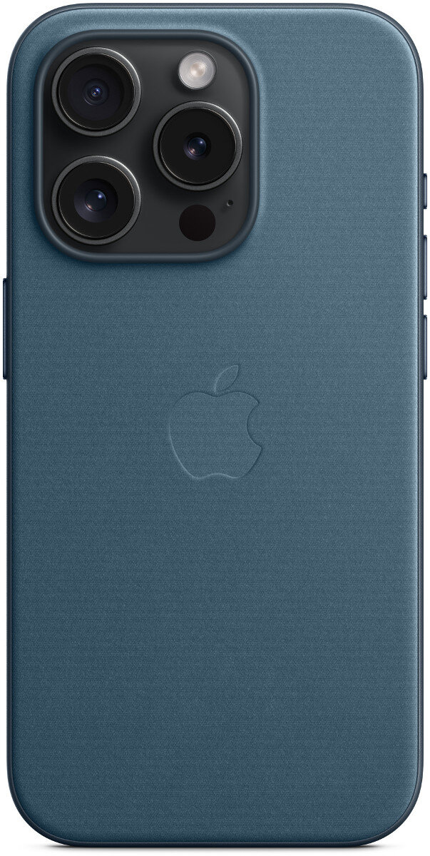 Etui z tkaniny FineWoven z MagSafe APPLE do iPhone 15 Pro Głębia oceanu (Pacific Blue) MT4Q3ZM/A
