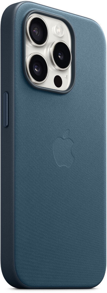 Etui z tkaniny FineWoven z MagSafe APPLE do iPhone 15 Pro Głębia oceanu (Pacific Blue) MT4Q3ZM/A