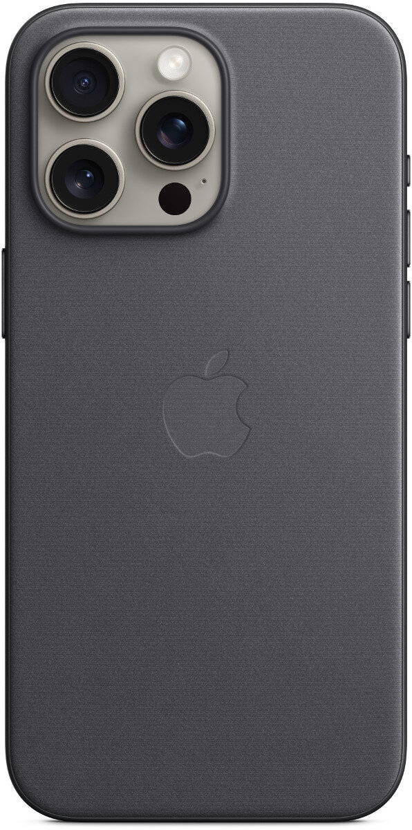 Ciemnoszara obudowa iPhone'a Apple z widocznym logo Apple.