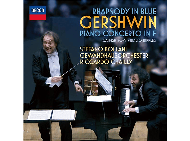 Rhapsody Gewandhausorche - George (Vinyl) - in Gershwin: Bollani, Chailly, Blue Stefano Riccardo