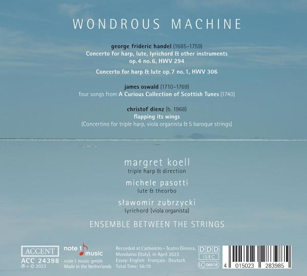 Albumcover mit Text, der musikalische Kompositionen und Künstlergutschriften detailliert.