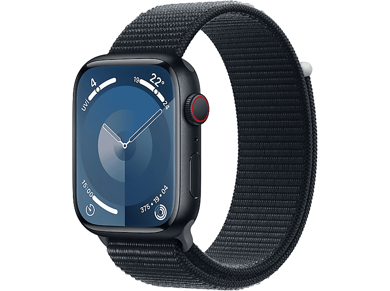 APPLE Watch Series 9 GPS + Cellular MRMF3TU/A  45 mm Gece Yarısı Alüminyum Kasa ve Gece Yarısı Spor Loop_0