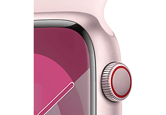 APPLE Watch Series 9 GPS + Cellular MRMK3TU/A  45 mm Pembe Alüminyum Kasa ve Uçuk Pembe Spor Kordon - S/M_2