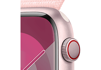 APPLE Watch Series 9 GPS + Cellular MRMM3TU/A  45 mm Pembe Alüminyum Kasa ve Uçuk Pembe Spor Loop_2