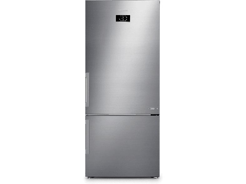 GRUNDIG GPKND 551 E Enerji Sınıfı 551L Duo No-Frost Alttan Donduruculu Buzdolabı Inox_0