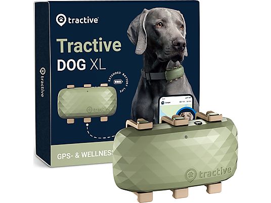 TRACTIVE DOG XL - GPS Tracker für Hunde (Grün)