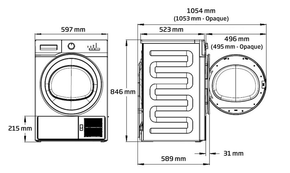 Suszarka BEKO DS7433RX
