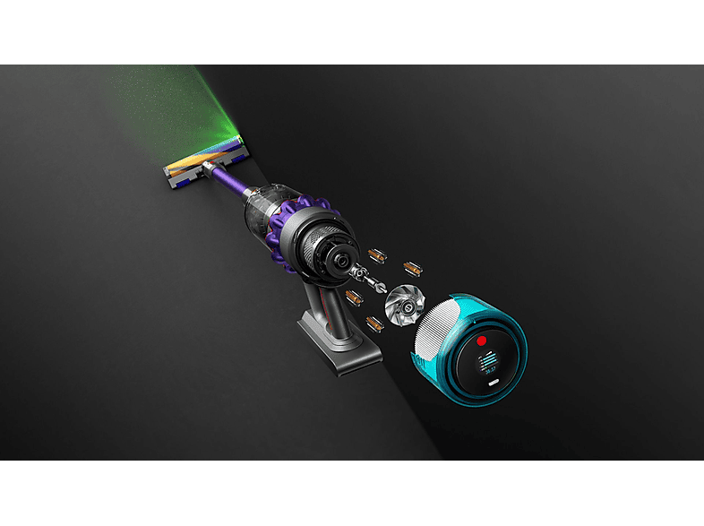 DYSON Gen5detect Kablosuz Şarjlı Dikey Süpürge Mor Gri_1