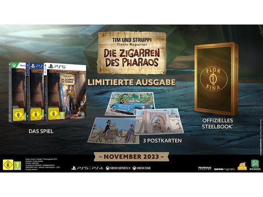 Tim und Struppi: Die Zigarren des Pharaos - Limited Edition - PlayStation 4 - Tedesco