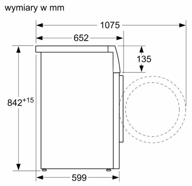 Suszarka BOSCH WTH85V0FPL