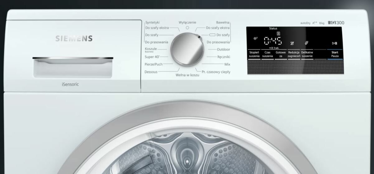 Suszarka SIEMENS WT45HV0EPL