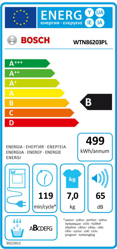 Suszarka BOSCH WTN86203PL