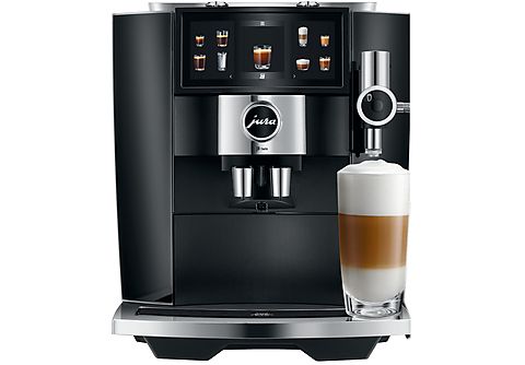 JURA 15561 J8 Twin Diamond Kaffeevollautomat (Black, Zwei  Präzisionsmahlwerke P.A.G.3+, 15 bar, Milchschlauch) online kaufen |  MediaMarkt
