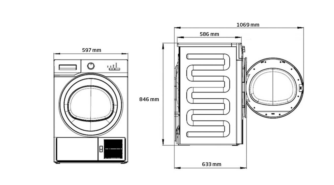 Suszarka BEKO DH9524RTDCXST