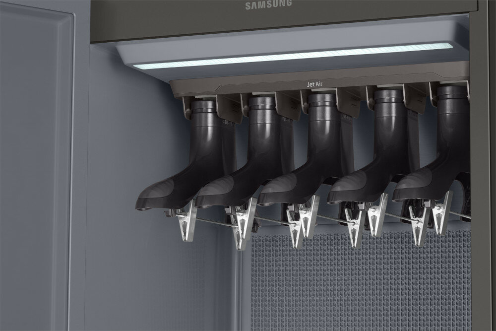 Szafa odświeżająca SAMSUNG DF10A9500CG/E3 AirDresser AI JetAir Odświeżanie i dezynfekcja