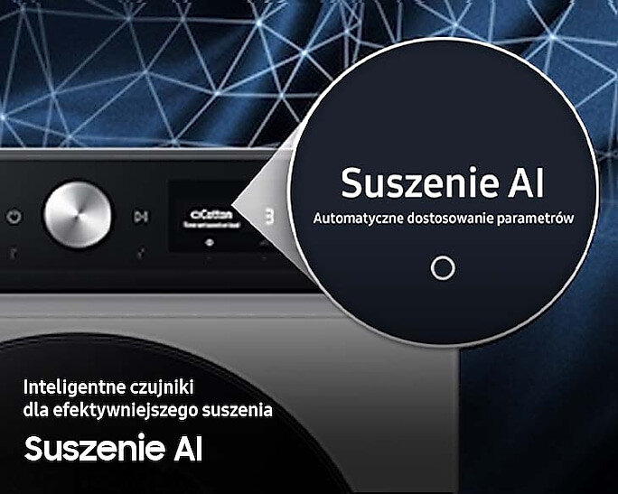 Suszarka SAMSUNG Bespoke AI DV90BB7445GES6 9kg QuickDrive AI Control