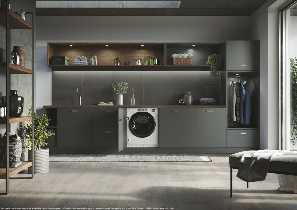 Pralko-suszarka HAIER HWDQ90B416FWB-S