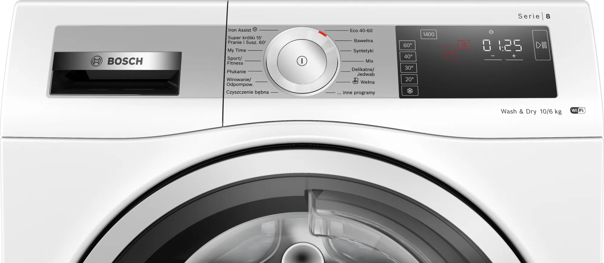 Pralko-suszarka BOSCH WDU8H540PL Seria 8
