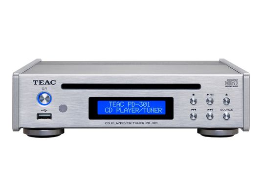 TEAC PD-301DAB-X/S - CD-Player und DAB/FM-Tuner (Silber)