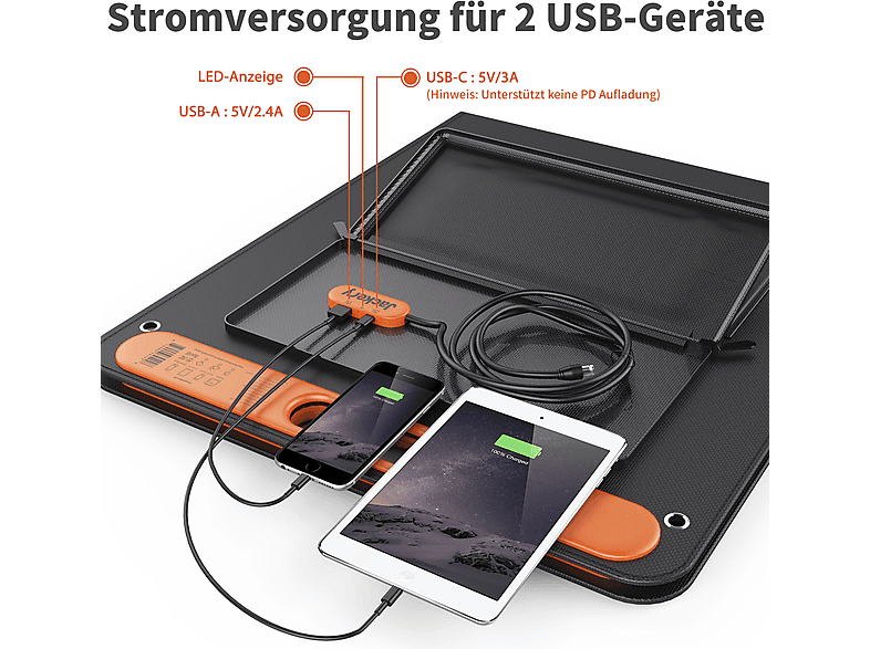JACKERY 80-0100-EUOR04 SolarSaga 100 Solarpanel