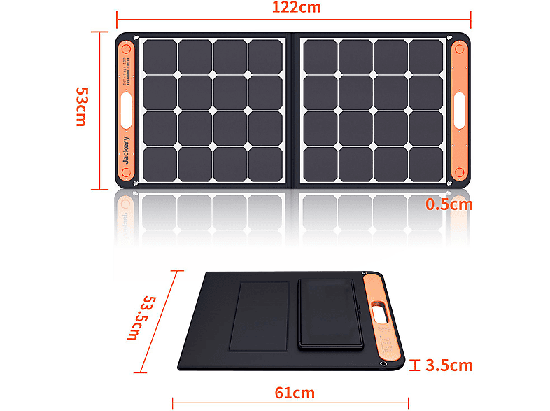 JACKERY 80-0100-EUOR04 SolarSaga 100 Solarpanel