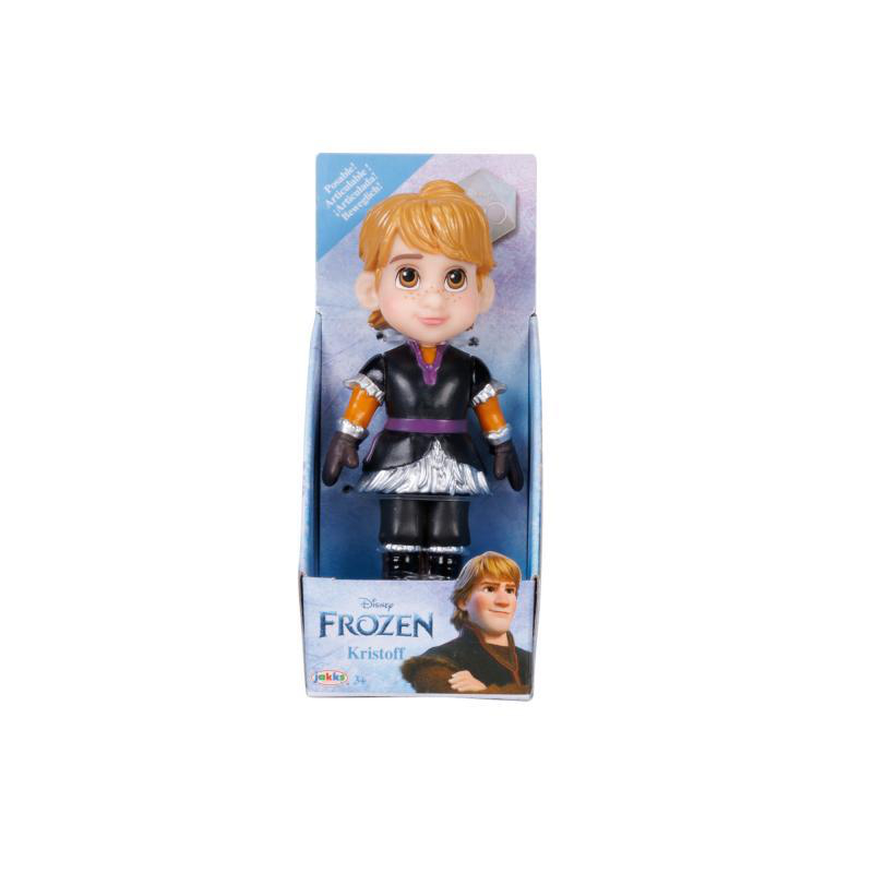 Frozen Kristoff-Puppe in einer Box. Box hat Details, weißer Hintergrund.