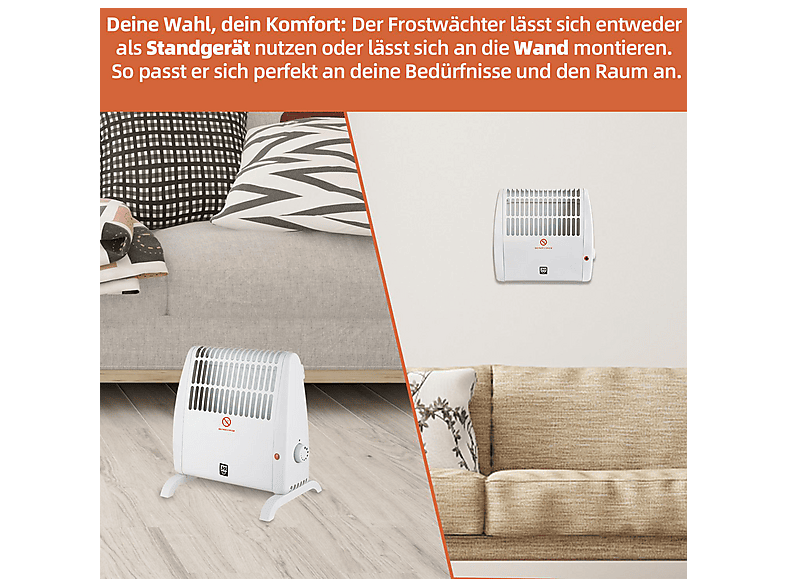 SHX SHX05FW450 Frostwächter (520 Watt, Raumgröße: 5 m²) — Foto 2 von 5