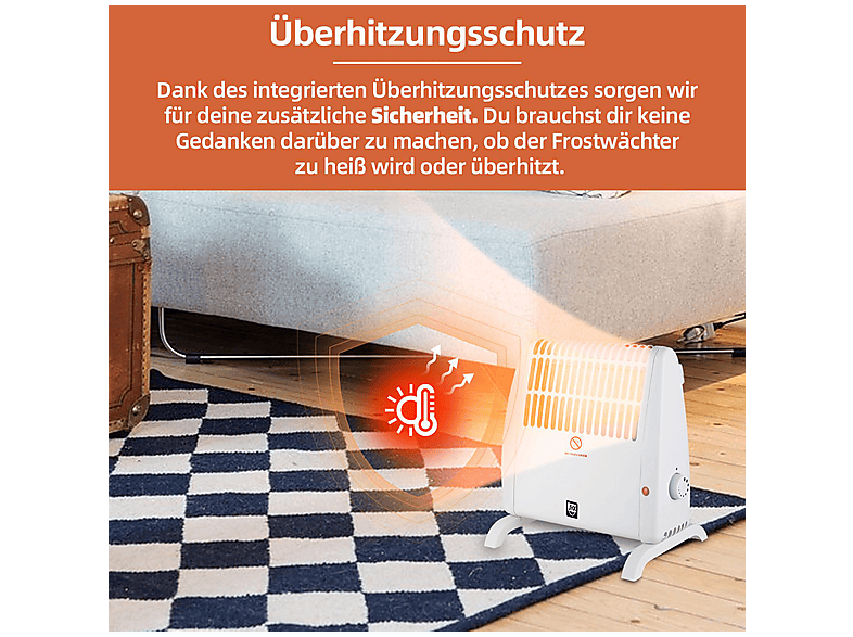 SHX SHX05FW450 Frostwächter (520 Watt, Raumgröße: 5 m²) — Foto 5 von 5