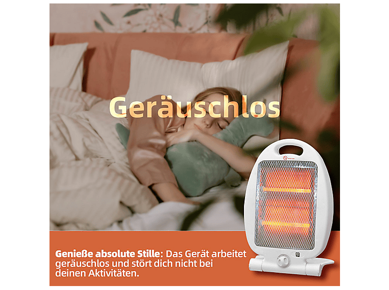 SHX SHX03HS800 Heizstrahler (800 Watt, Raumgröße: 11 m²) — Foto 4 von 5
