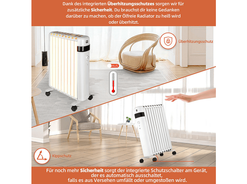 SHX SHX30ROF2000 Eco-Radiator SHX30ROF2000 2000 W Weiß (glänzend) — Foto 4 von 5