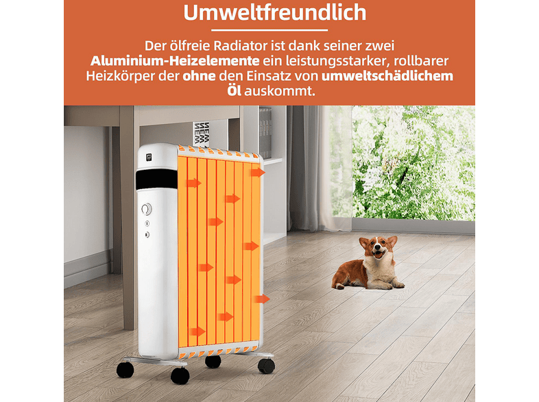 SHX SHX30ROF2000 Eco-Radiator SHX30ROF2000 2000 W Weiß (glänzend) — Foto 5 von 5