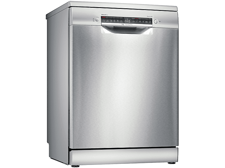 LAVASTOVIGLIE Libera installazione (FS) BOSCH SMS4ENI06E, Programmi 6, Dimensioni: L 60 cm, A 84,5 P Rumorosità 42 dB(A), Consumo di acqua 9 l, Acciaio, Classe B